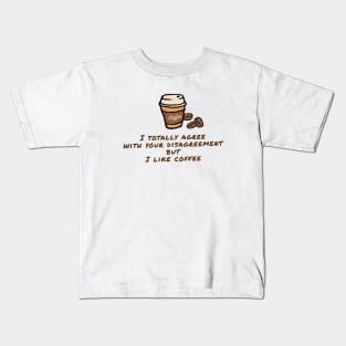 Coffee Yoga Kids T-Shirt